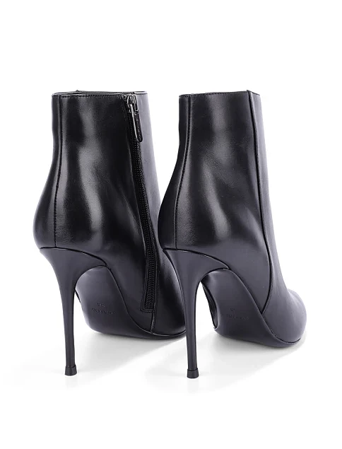 Женские ботинки Mia May кожаные черные - фото 4 - Miraton