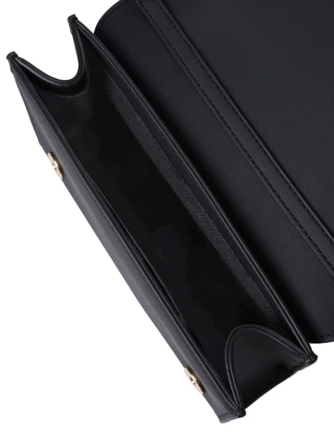 Женская сумка кросс-боди Love Moschino из экокожи черная - фото 5 - Miraton