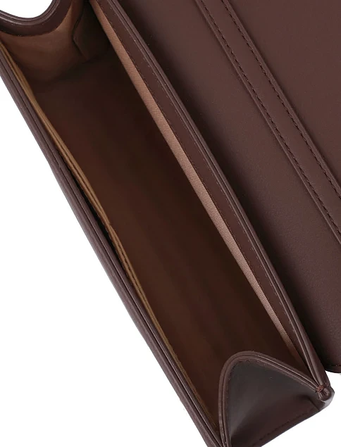 Женская сумка Love Moschino из экокожи коричневая - фото 5 - Miraton