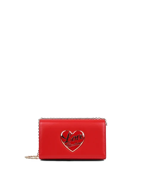 Женская сумка кросс-боди из экокожи красная - фото 1 - Miraton