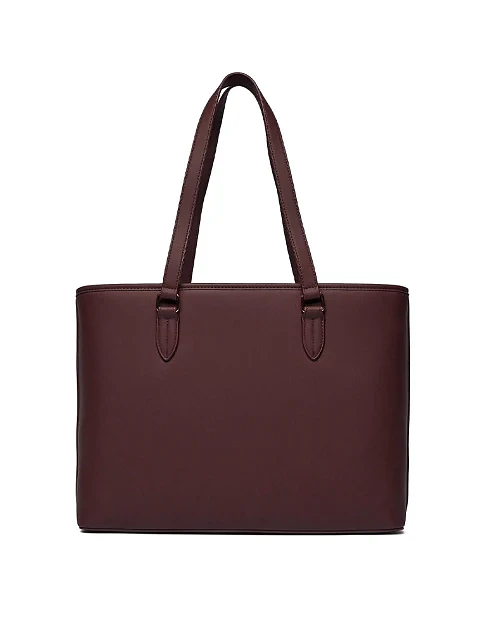 Женская сумка из экокожи бордовая - фото 5 - Miraton