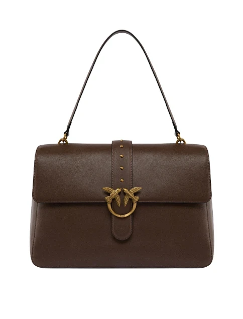 Женская сумка кожаная коричневая - фото 1 - Miraton