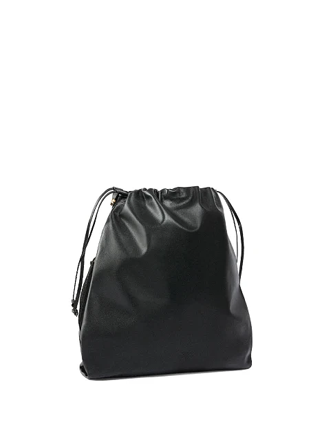 Женская сумка шоппер кожаная черная - фото 2 - Miraton