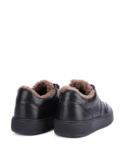 Жіночі кеди MIRATON шкіряні чорні - фото 4 - Miraton