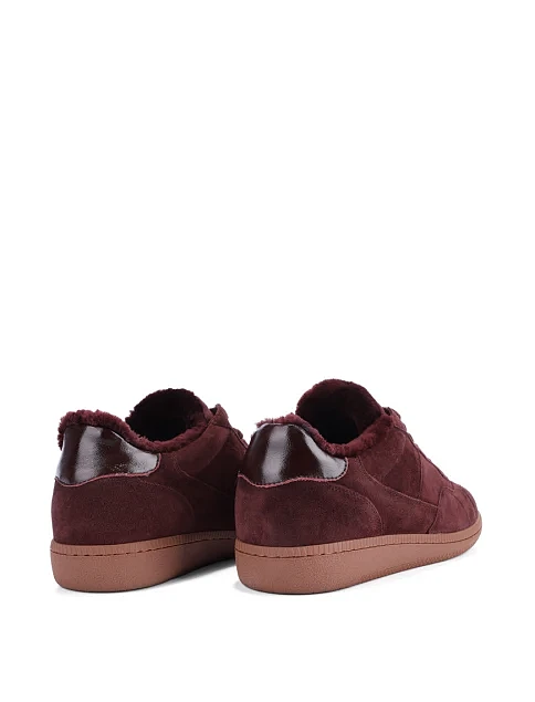 Жіночі кеди MIRATON велюрові бордові - фото 4 - Miraton