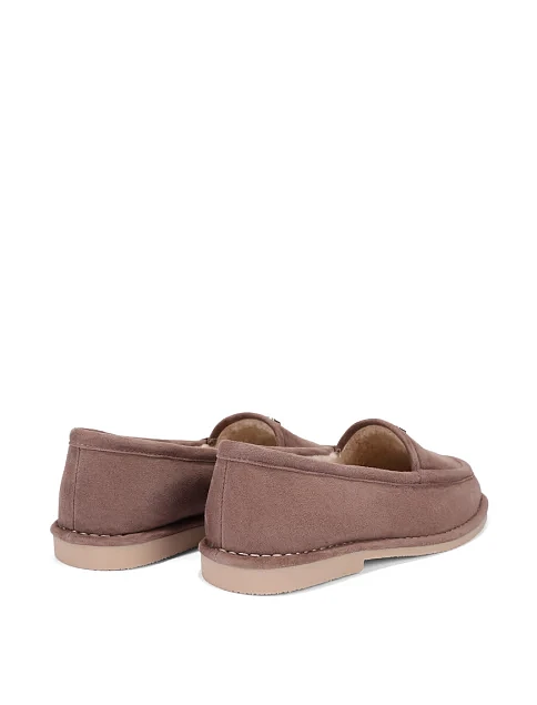 Женские слиперы велюровые бежевые - фото 4 - Miraton