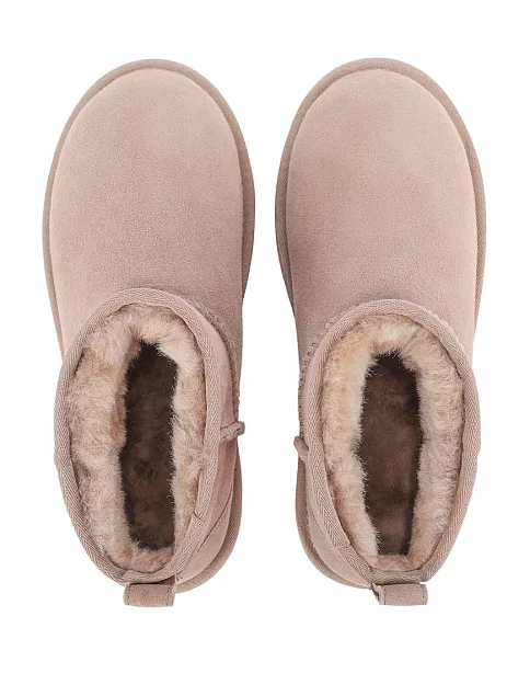 Женские угги MIRATON бежевые - фото 3 - Miraton