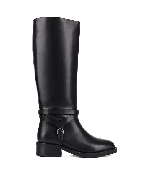 Женские сапоги Attizzare кожаные черные - фото 2 - Miraton