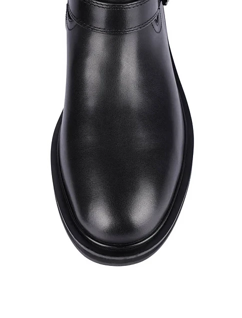 Женские сапоги Attizzare кожаные черные - фото 5 - Miraton