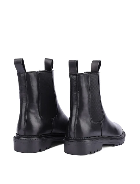 Женские ботинки челси Attizzare кожаные черные - фото 4 - Miraton