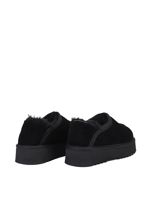 Женские угги велюровые черные - фото 4 - Miraton