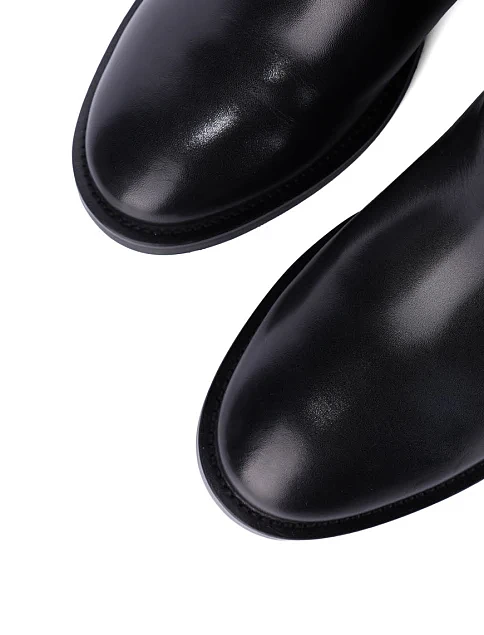 Женские сапоги Attizzare кожаные черные - фото 5 - Miraton