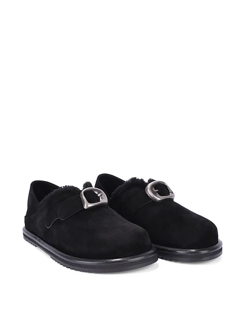 Женские туфли MIRATON велюровые черные - фото 3 - Miraton