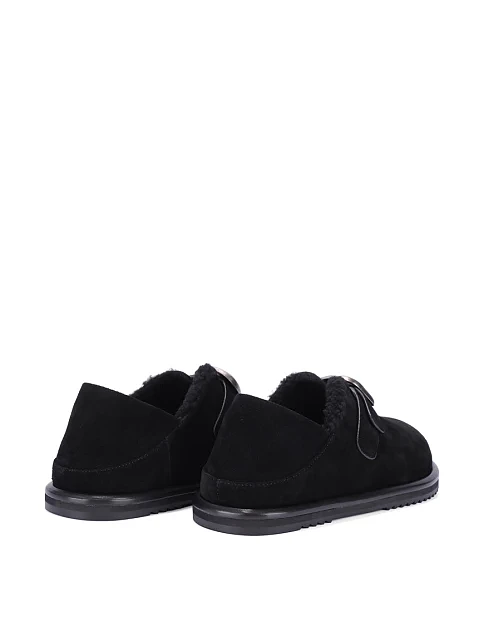 Женские туфли MIRATON велюровые черные - фото 4 - Miraton