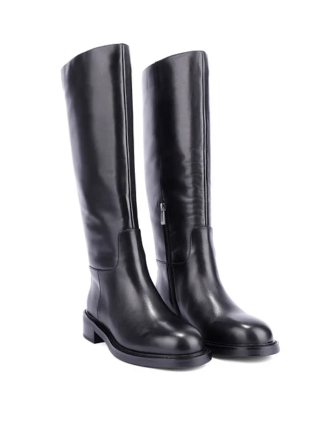 Женские сапоги челси Attizzare кожаные черные - фото 3 - Miraton