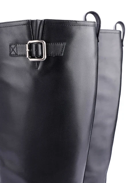 Женские сапоги Attizzare кожаные черные - фото 2 - Miraton