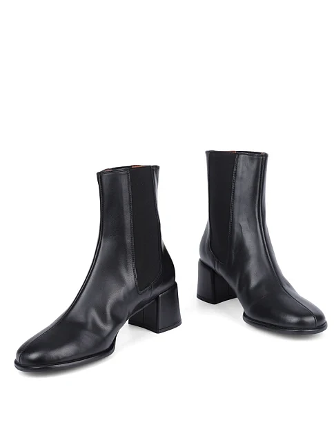 Женские ботинки Angel Alarcon кожаные черные - фото 2 - Miraton