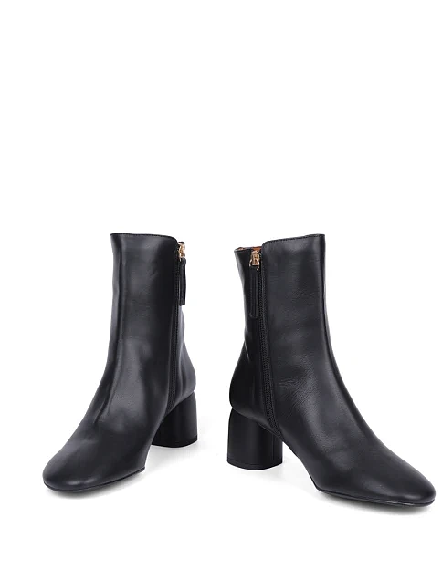 Женские ботинки Angel Alarcon кожаные черные - фото 2 - Miraton