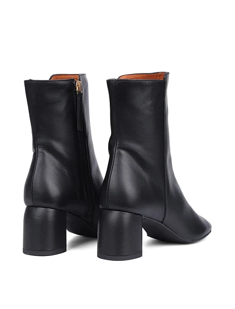 Женские ботинки Angel Alarcon кожаные черные - фото 4 - Miraton