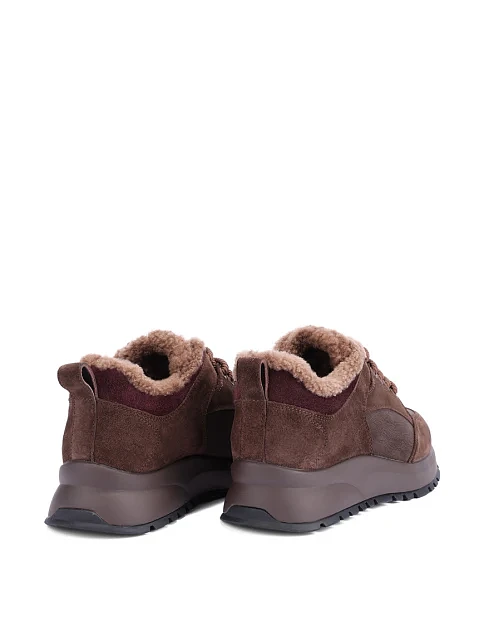 Жіночі кросівки MIRATON велюрові коричневі - фото 4 - Miraton