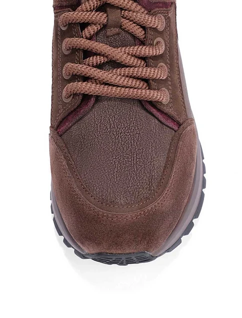 Жіночі кросівки MIRATON велюрові коричневі - фото 5 - Miraton