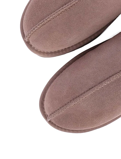 Женские угги замшевые бежевые - фото 4 - Miraton