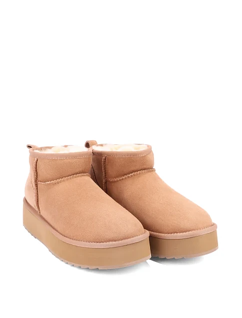 Жіночі уггі MIRATON бежеві - фото 3 - Miraton