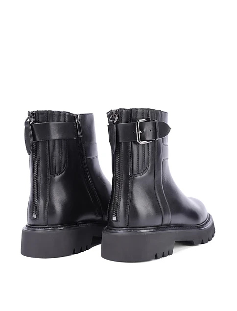 Женские ботинки MIRATON кожаные черные - фото 5 - Miraton