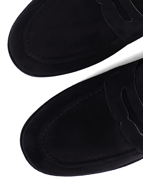 Женские туфли MIRATON велюровые черные - фото 5 - Miraton