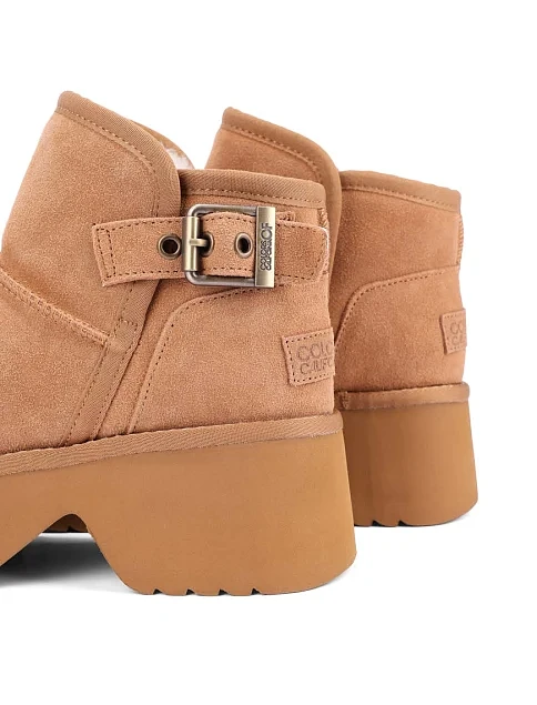 Жіночі уггі замшеві бежеві - фото 2 - Miraton