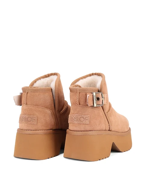 Жіночі уггі замшеві бежеві - фото 4 - Miraton