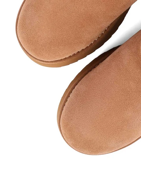 Жіночі уггі замшеві бежеві - фото 5 - Miraton