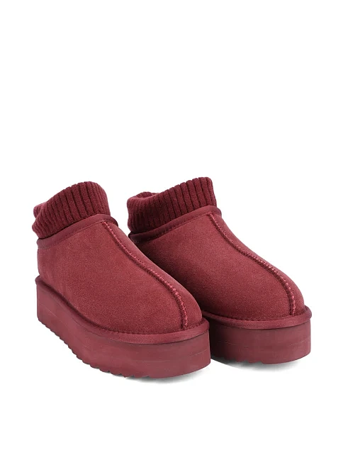 Женские угги замшевые фиолетовые - фото 3 - Miraton