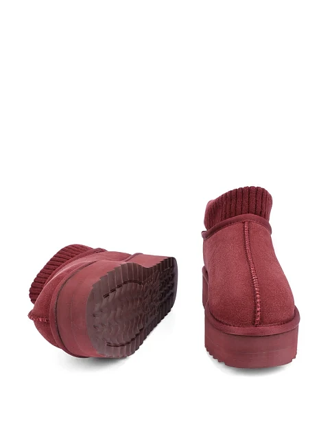 Женские угги замшевые фиолетовые - фото 5 - Miraton