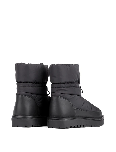 Женские ботинки MIRATON тканевые черные - фото 3 - Miraton