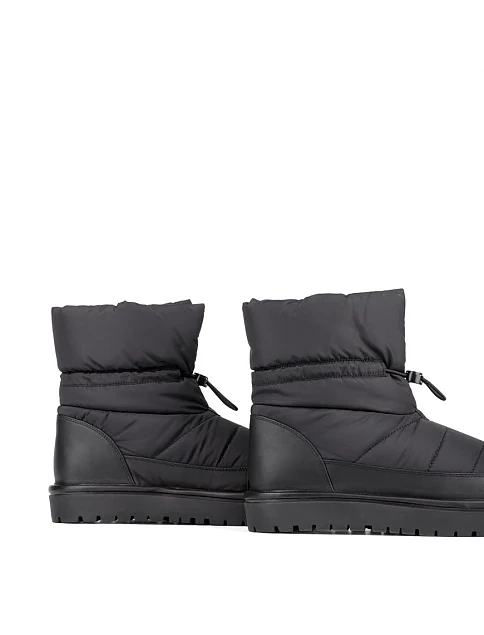 Женские ботинки MIRATON тканевые черные - фото 5 - Miraton