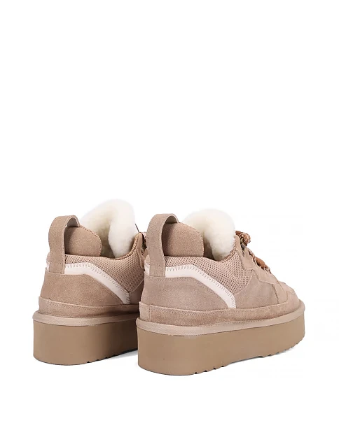 Женские угги MIRATON велюровые бежевые - фото 4 - Miraton