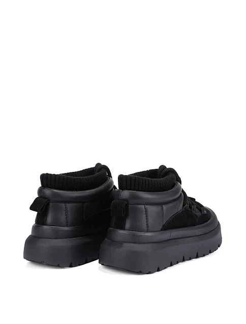 Женские ботинки велюровые черные - фото 4 - Miraton