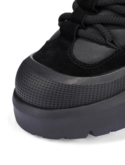 Женские ботинки велюровые черные - фото 5 - Miraton