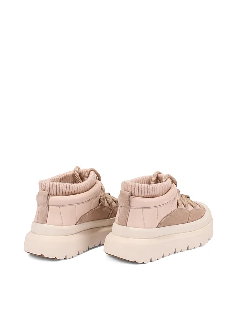 Женские ботинки велюровые бежевые - фото 4 - Miraton