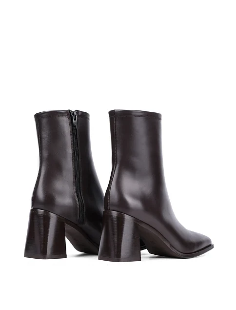 Женские ботинки Ma+De 94 кожаные коричневые - фото 4 - Miraton