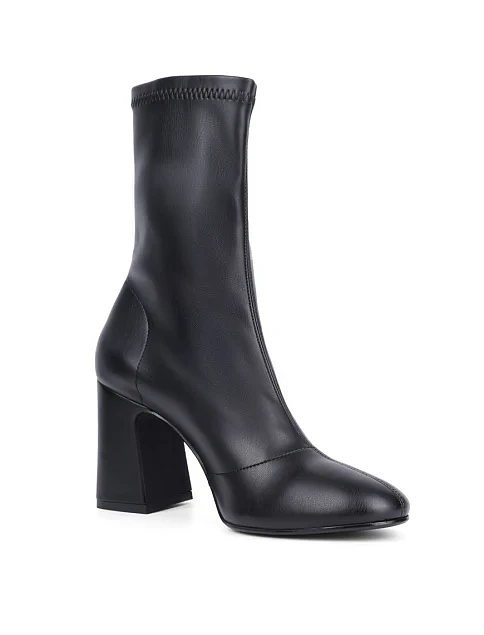 Женские ботинки Ma+De 94 кожаные черные - фото 2 - Miraton