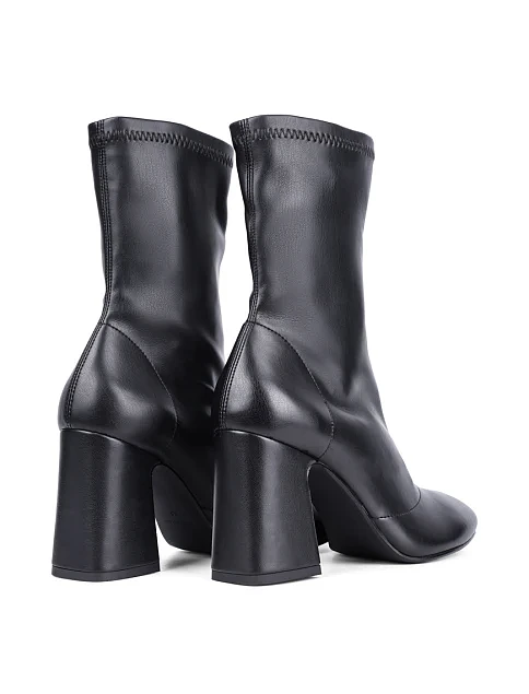 Женские ботинки Ma+De 94 кожаные черные - фото 4 - Miraton