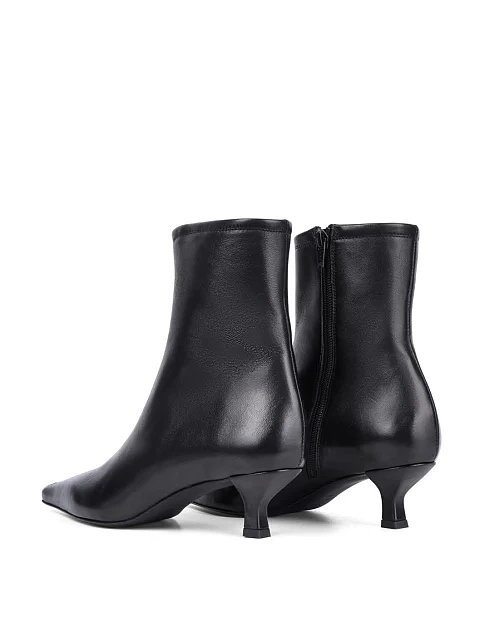 Женские ботинки Ma+De 94 кожаные черные - фото 5 - Miraton