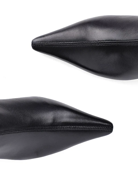 Женские ботинки Ma+De 94 кожаные черные - фото 6 - Miraton