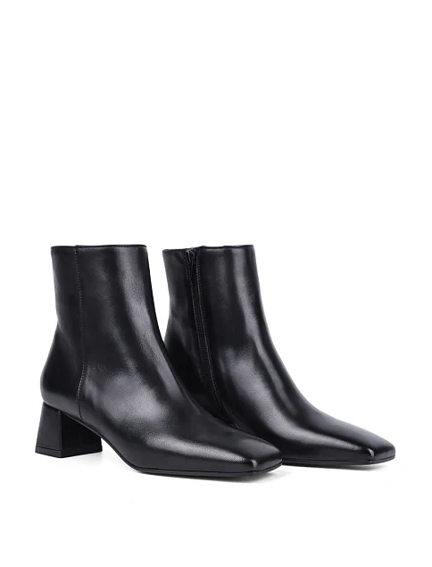 Женские ботинки Ma+De 94 кожаные черные - фото 3 - Miraton