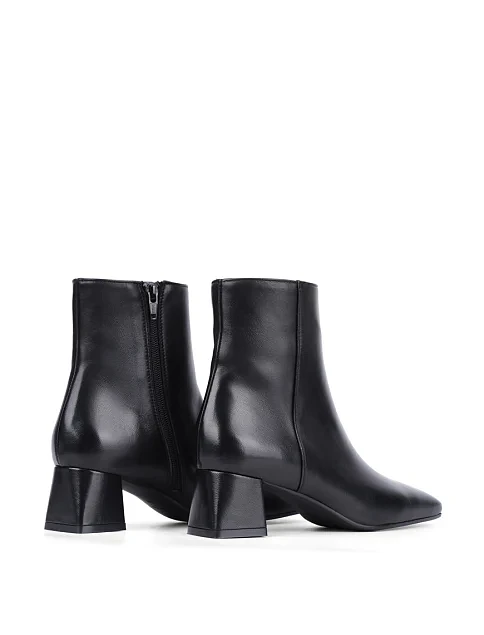 Женские ботинки Ma+De 94 кожаные черные - фото 4 - Miraton