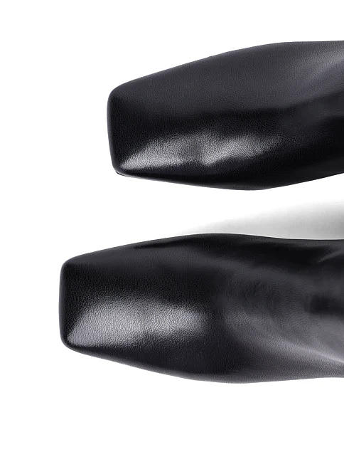 Женские ботинки Ma+De 94 кожаные черные - фото 5 - Miraton