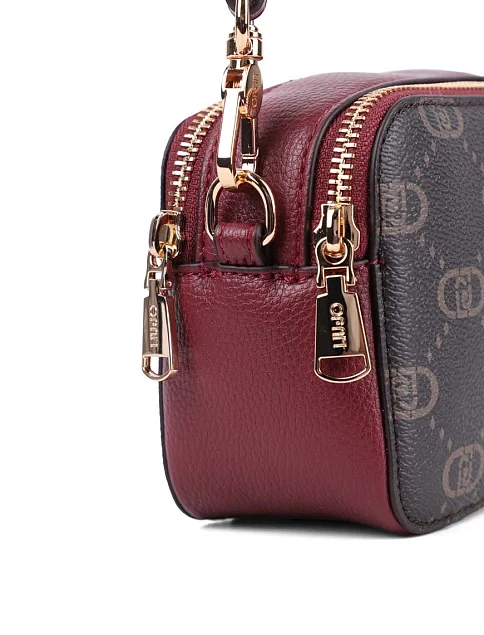 Жіноча сумка camera bag LIU JO з екошкіри бордова - фото 5 - Miraton