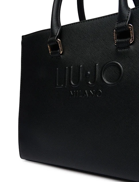 Жіноча сумка з екошкіри чорна - фото 4 - Miraton